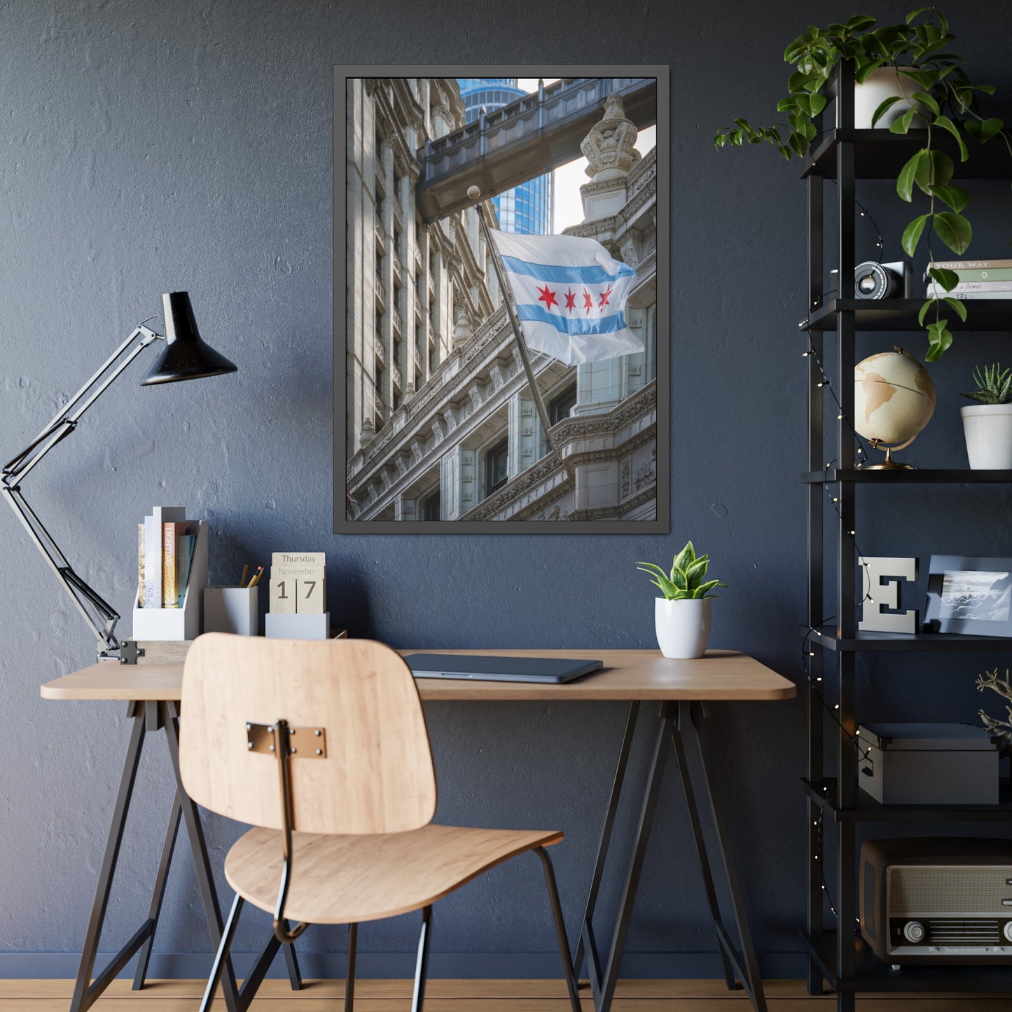 Own Chicago: Chicago Flag Limited Edition Cityscape Photography Print – Fine Art, Semi-Gloss, or Matte – Framed or Unframed Luxury Wall Art