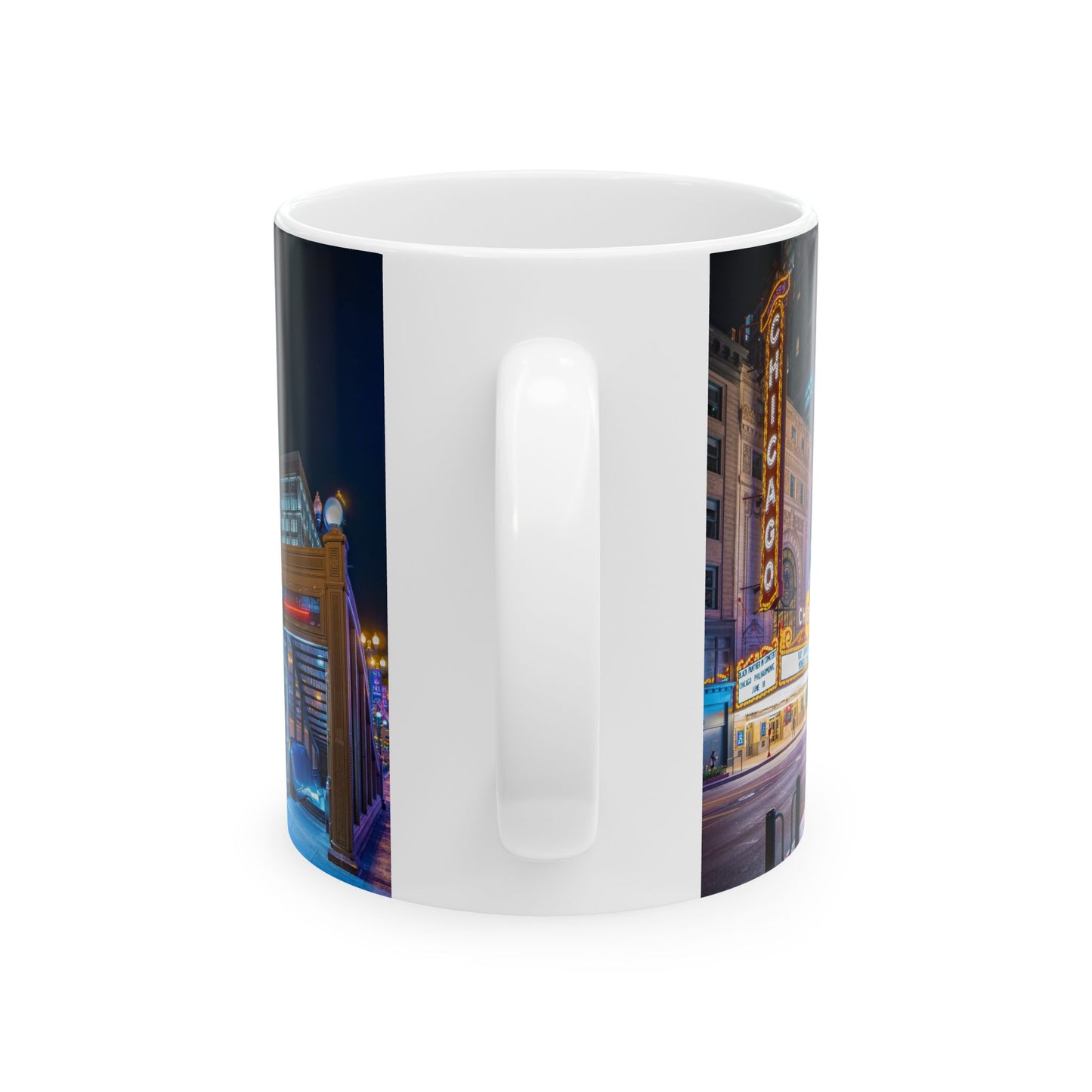 Chicago Coffee Mug, Coffee Gift for Her or Him, Coffee Cup Custom, Kitchen Decor, Small Office Gift, Gifts for Mom, Dad, Coworker, Employees