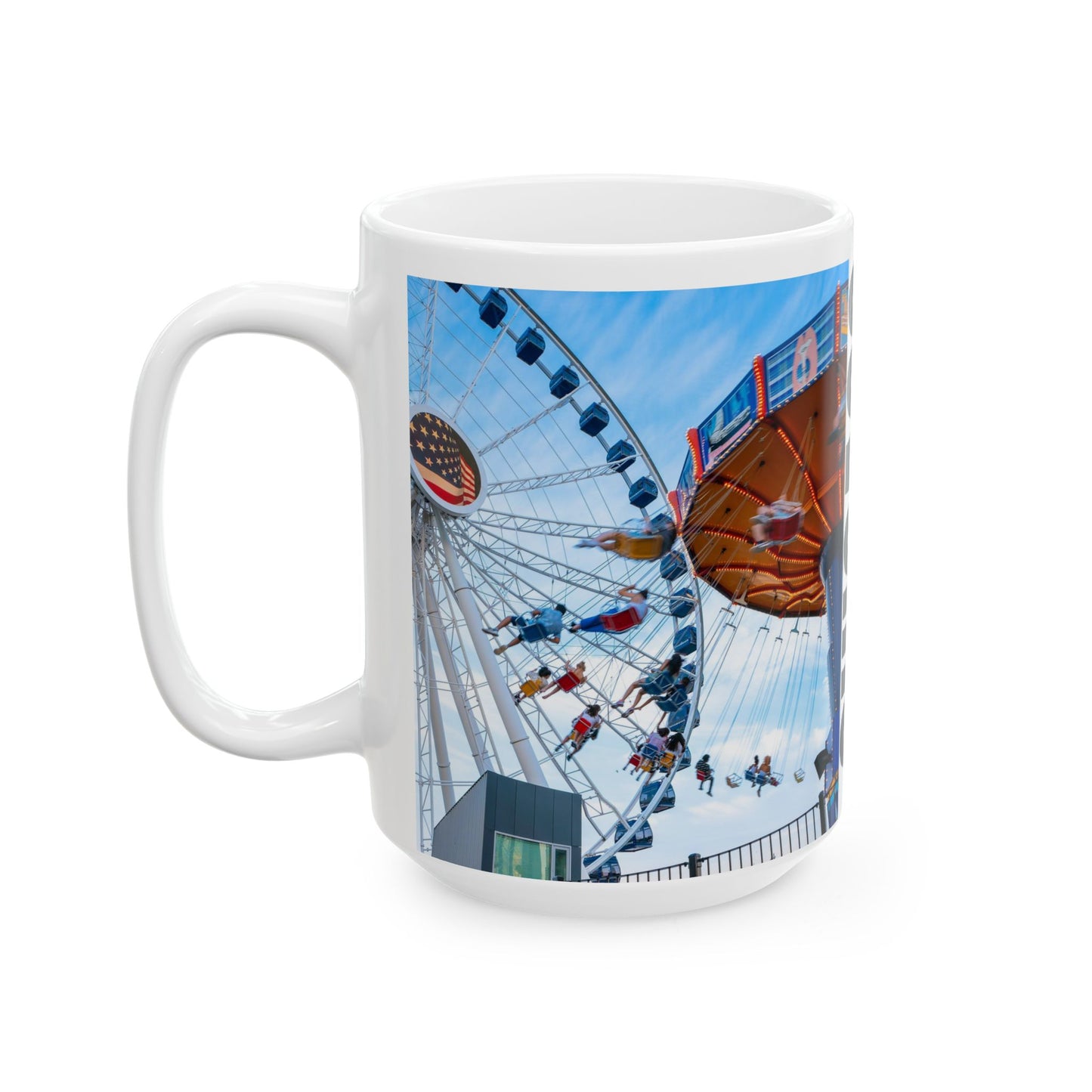 Chicago Coffee Mug, Coffee Gift for Her or Him, Coffee Cup Custom, Kitchen Decor, Small Office Gift, Gifts for Mom, Dad, Coworker, Employees