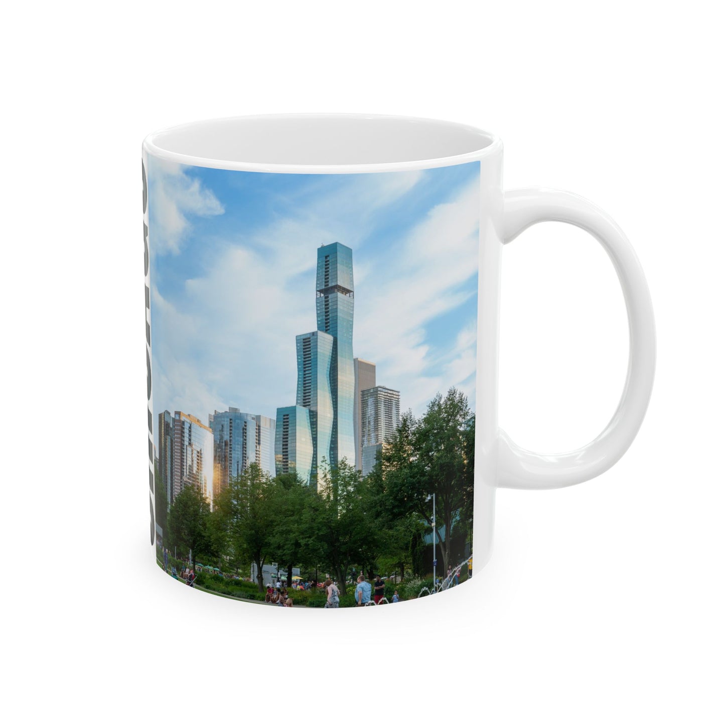 Chicago Coffee Mug, Coffee Gift for Her or Him, Coffee Cup Custom, Kitchen Decor, Small Office Gift, Gifts for Mom, Dad, Coworker, Employees