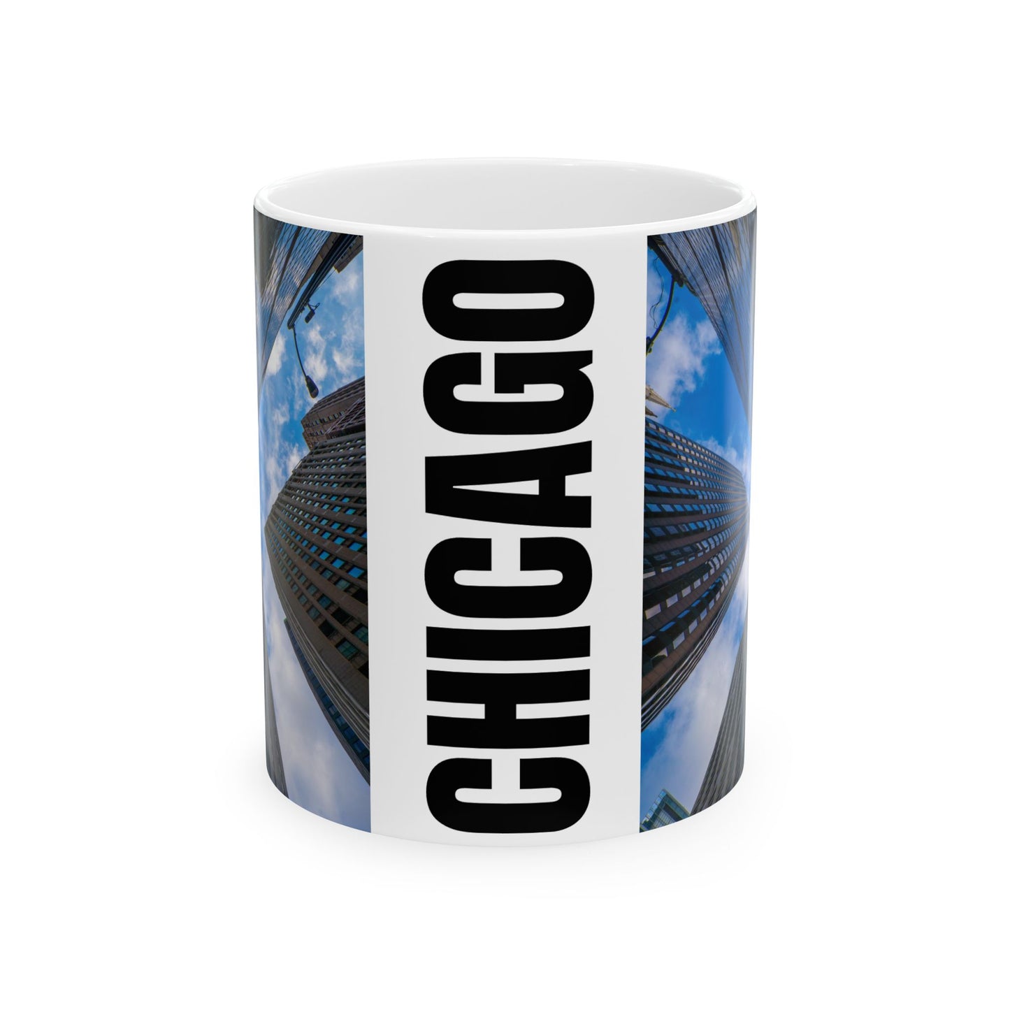 Chicago Coffee Mug, Coffee Gift for Her or Him, Coffee Cup Custom, Kitchen Decor, Small Office Gift, Gifts for Mom, Dad, Coworker, Employees