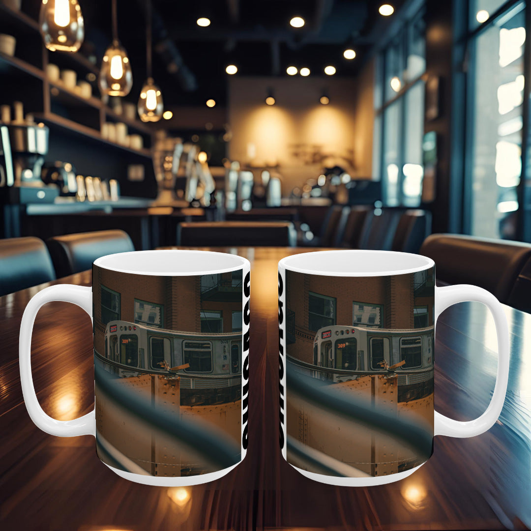 Chicago Coffee Mug, Coffee Gift for Her or Him, Coffee Cup Custom, Kitchen Decor, Small Office Gift, Gifts for Mom, Dad, Coworker, Employees