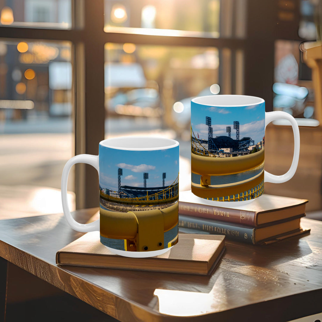 Coffee at PNC Park – Pittsburgh Skyline in Your Hands