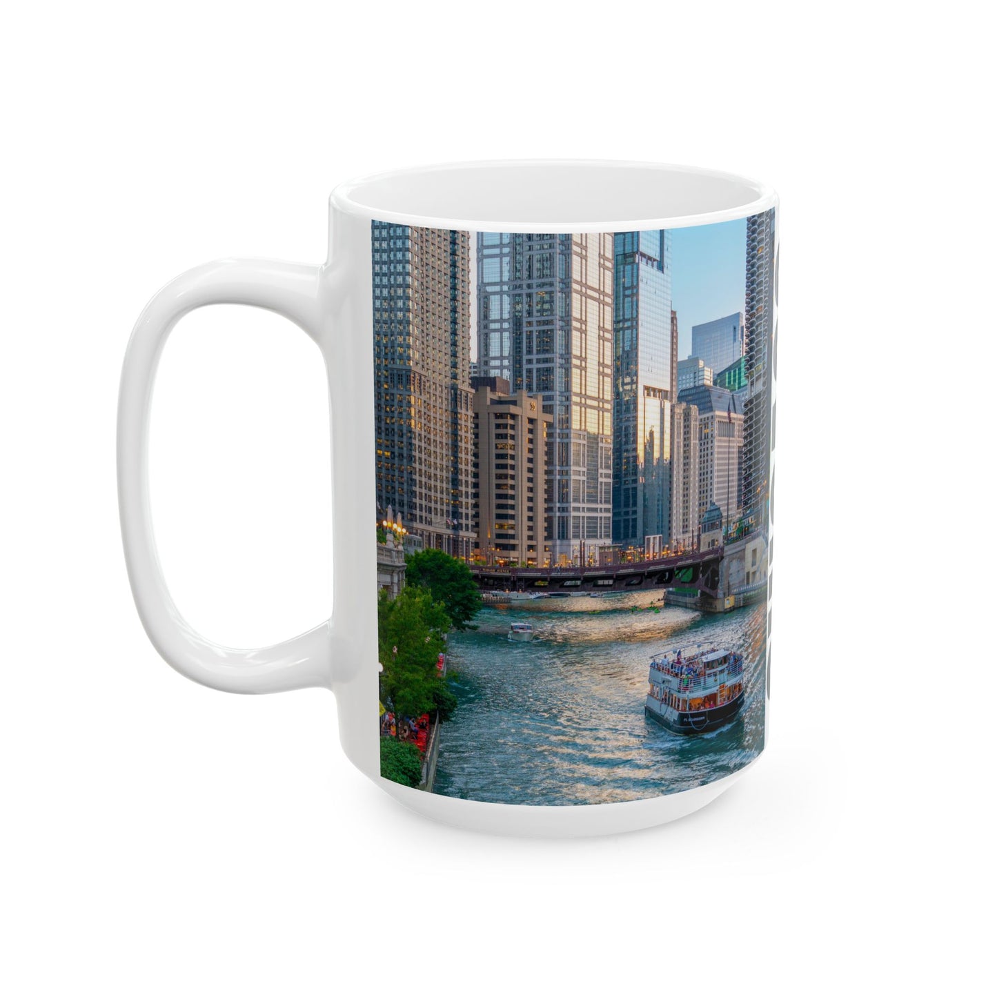 Chicago Coffee Mug, Coffee Gift for Her or Him, Coffee Cup Custom, Kitchen Decor, Small Office Gift, Gifts for Mom, Dad, Coworker, Employees