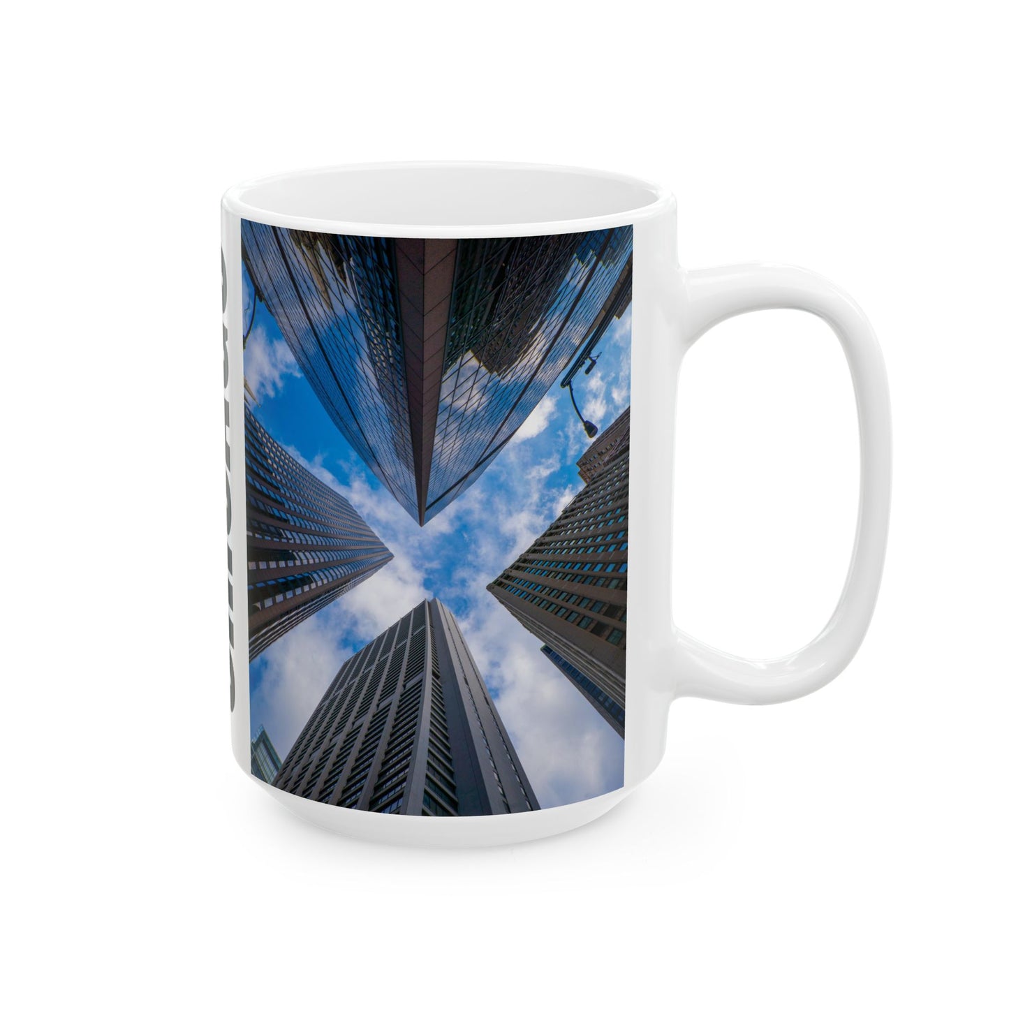 Chicago Coffee Mug, Coffee Gift for Her or Him, Coffee Cup Custom, Kitchen Decor, Small Office Gift, Gifts for Mom, Dad, Coworker, Employees