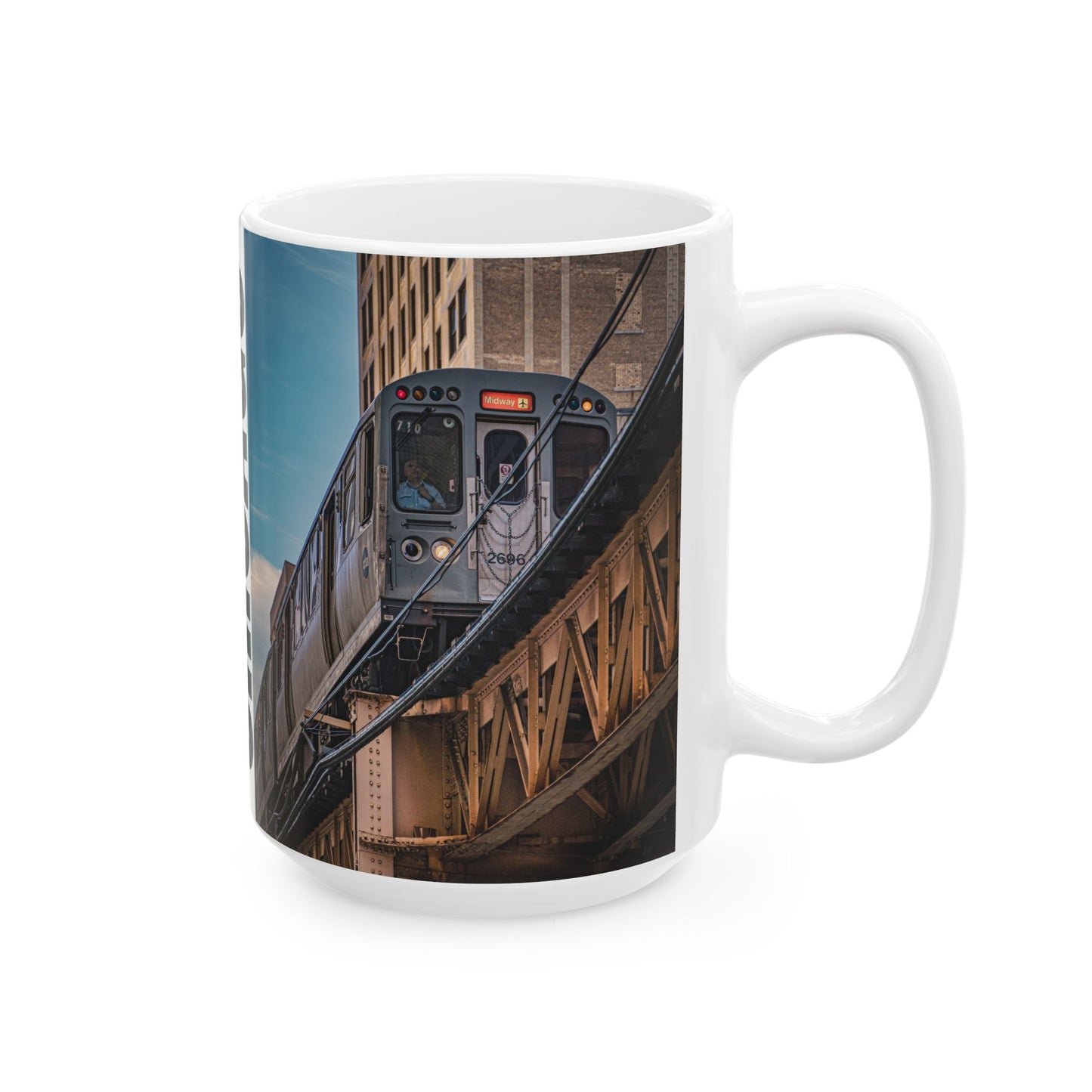 Chicago Coffee Mug, Coffee Gift for Her or Him, Coffee Cup Custom, Kitchen Decor, Small Office Gift, Gifts for Mom, Dad, Coworker, Employees