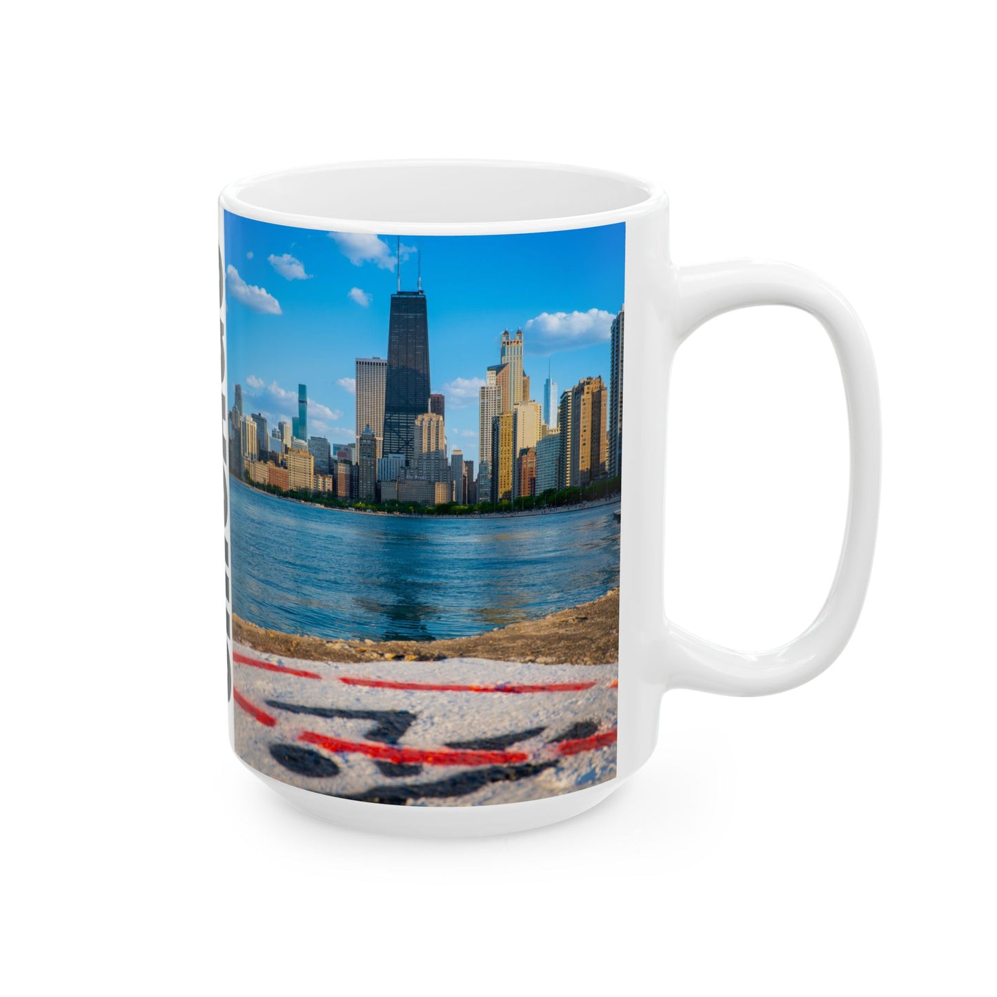 Chicago Coffee Mug, Coffee Gift for Her or Him, Coffee Cup Custom, Kitchen Decor, Small Office Gift, Gifts for Mom, Dad, Coworker, Employees