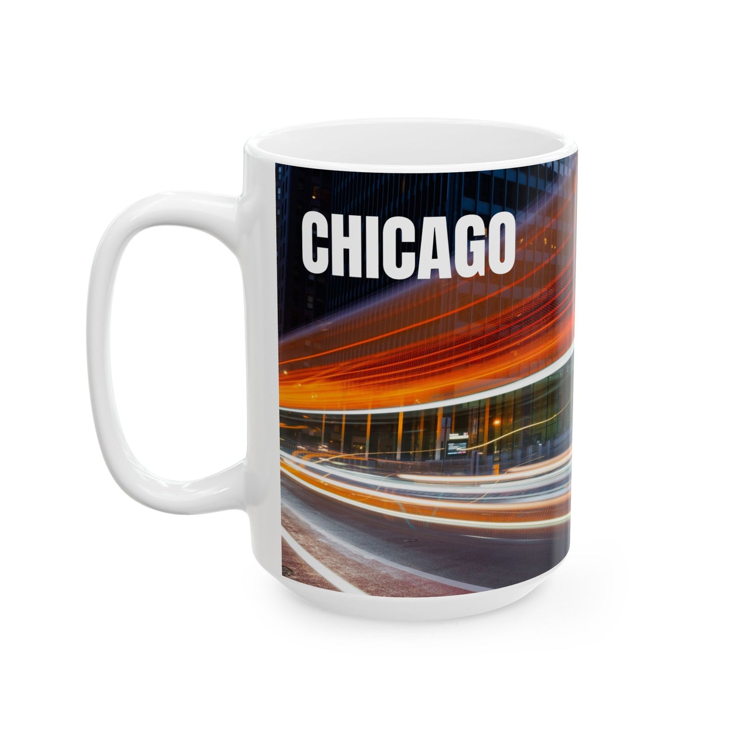 Chicago Coffee Mug, Coffee Gift for Her or Him, Coffee Cup Custom, Kitchen Decor, Small Office Gift, Gifts for Mom, Dad, Coworker, Employees