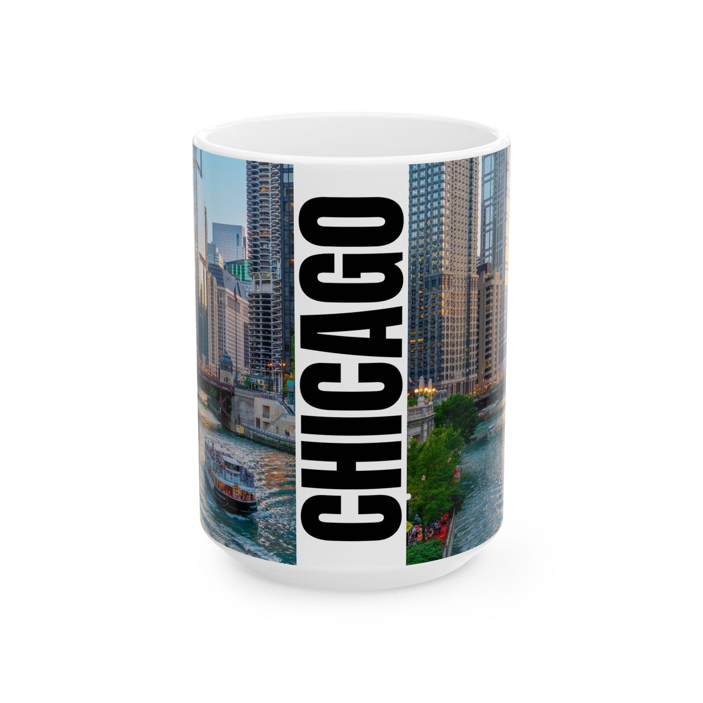 Chicago Coffee Mug, Coffee Gift for Her or Him, Coffee Cup Custom, Kitchen Decor, Small Office Gift, Gifts for Mom, Dad, Coworker, Employees