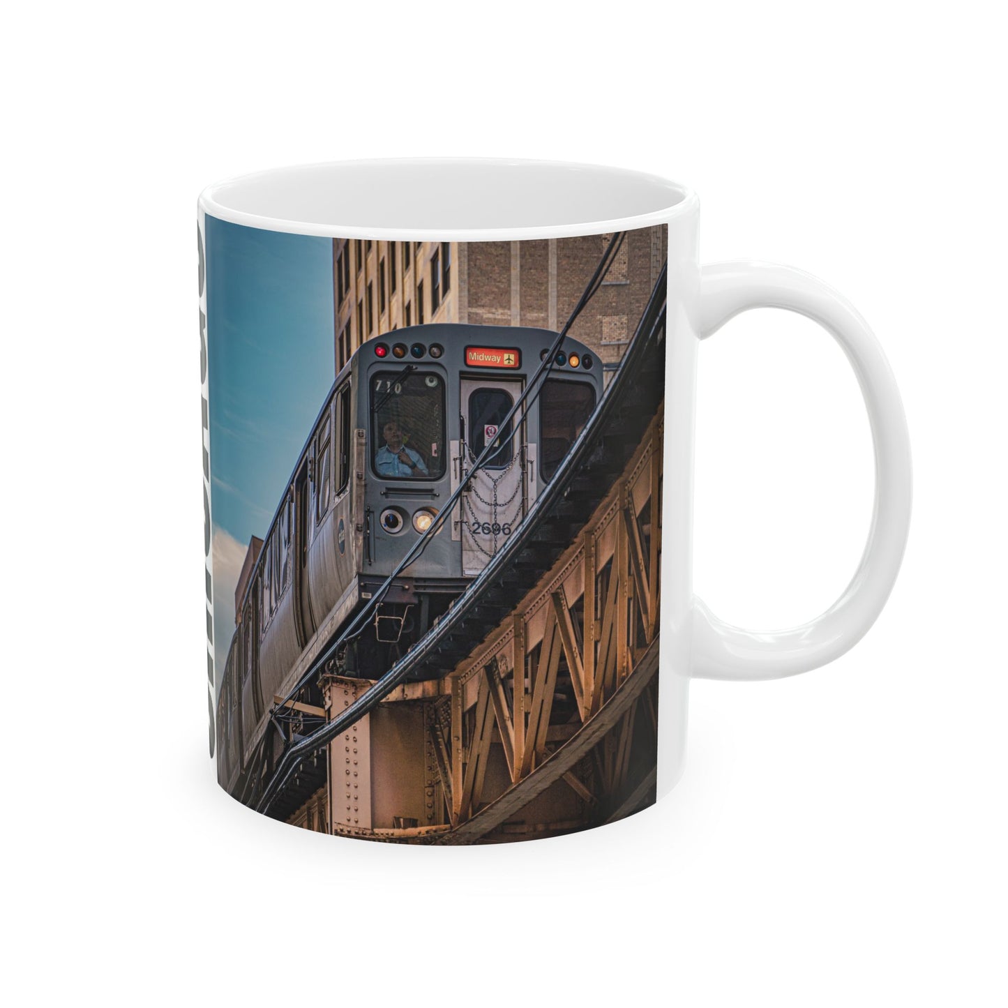 Chicago Coffee Mug, Coffee Gift for Her or Him, Coffee Cup Custom, Kitchen Decor, Small Office Gift, Gifts for Mom, Dad, Coworker, Employees