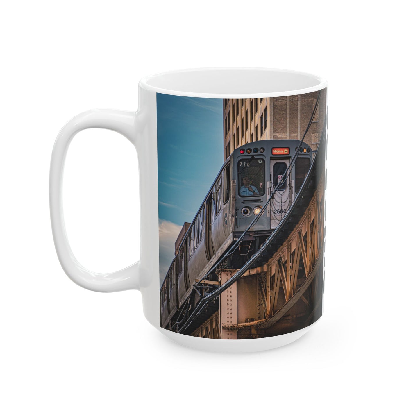 Chicago Coffee Mug, Coffee Gift for Her or Him, Coffee Cup Custom, Kitchen Decor, Small Office Gift, Gifts for Mom, Dad, Coworker, Employees