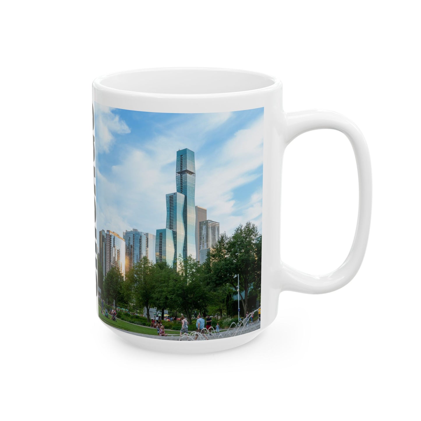 Chicago Coffee Mug, Coffee Gift for Her or Him, Coffee Cup Custom, Kitchen Decor, Small Office Gift, Gifts for Mom, Dad, Coworker, Employees