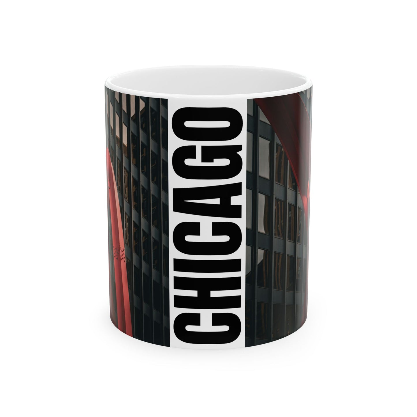 Chicago Coffee Mug, Coffee Gift for Her or Him, Coffee Cup Custom, Kitchen Decor, Small Office Gift, Gifts for Mom, Dad, Coworker, Employees