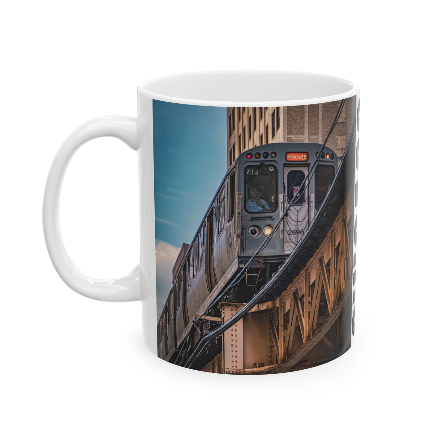 Chicago Coffee Mug, Coffee Gift for Her or Him, Coffee Cup Custom, Kitchen Decor, Small Office Gift, Gifts for Mom, Dad, Coworker, Employees