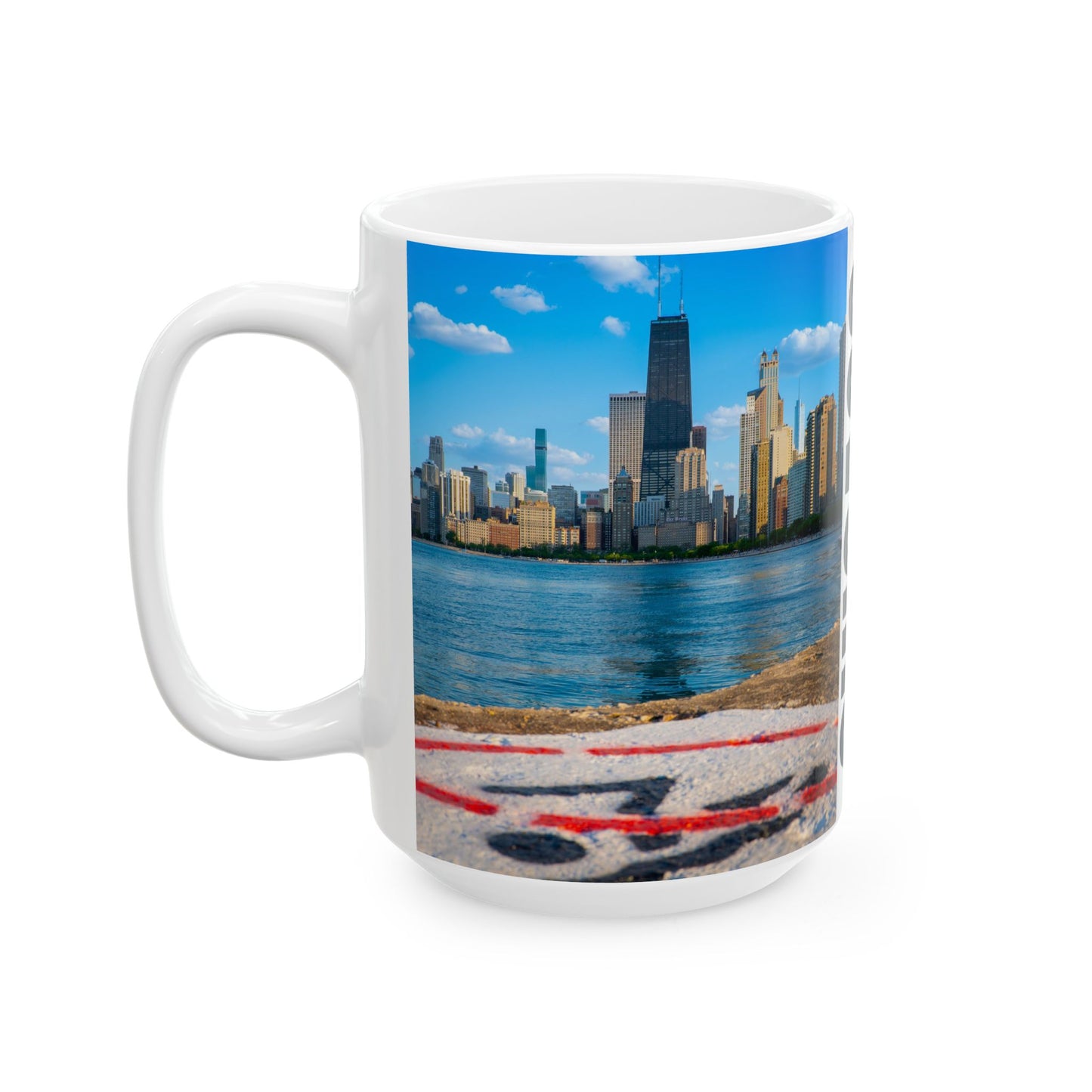 Chicago Coffee Mug, Coffee Gift for Her or Him, Coffee Cup Custom, Kitchen Decor, Small Office Gift, Gifts for Mom, Dad, Coworker, Employees
