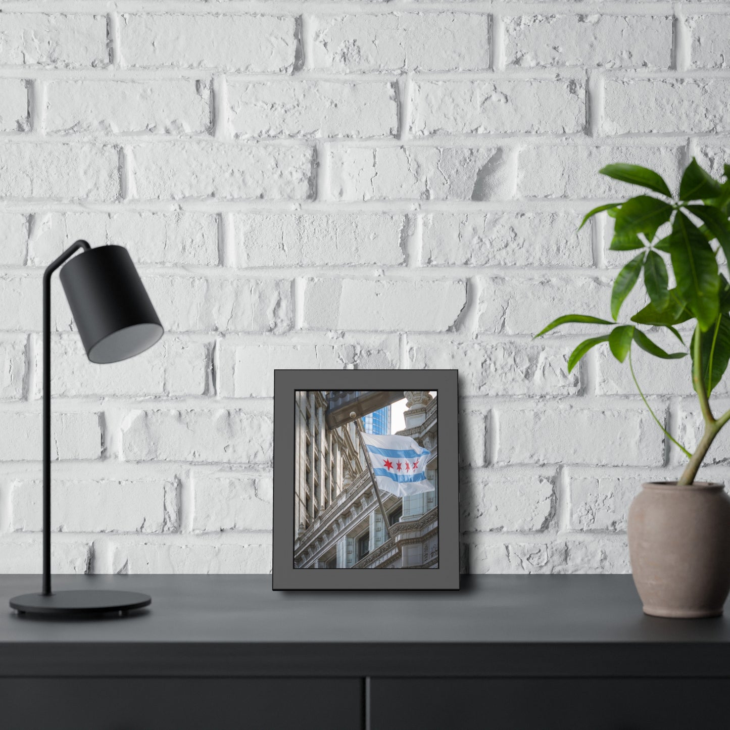 Own Chicago: Chicago Flag Limited Edition Cityscape Photography Print – Fine Art, Semi-Gloss, or Matte – Framed or Unframed Luxury Wall Art