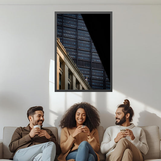 A city in layers – Unframed Semi-Gloss Photography Print