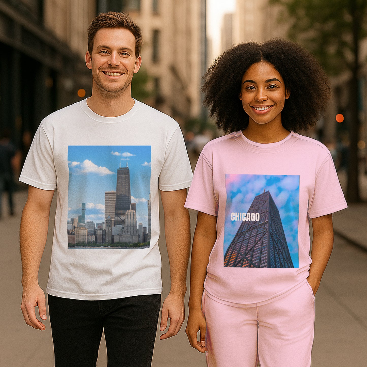 Sky High Confidence – The Hancock Tee That Elevates Your Look