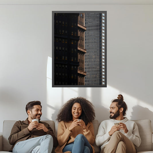 Shadows of a city – Unframed Matte Photography Print