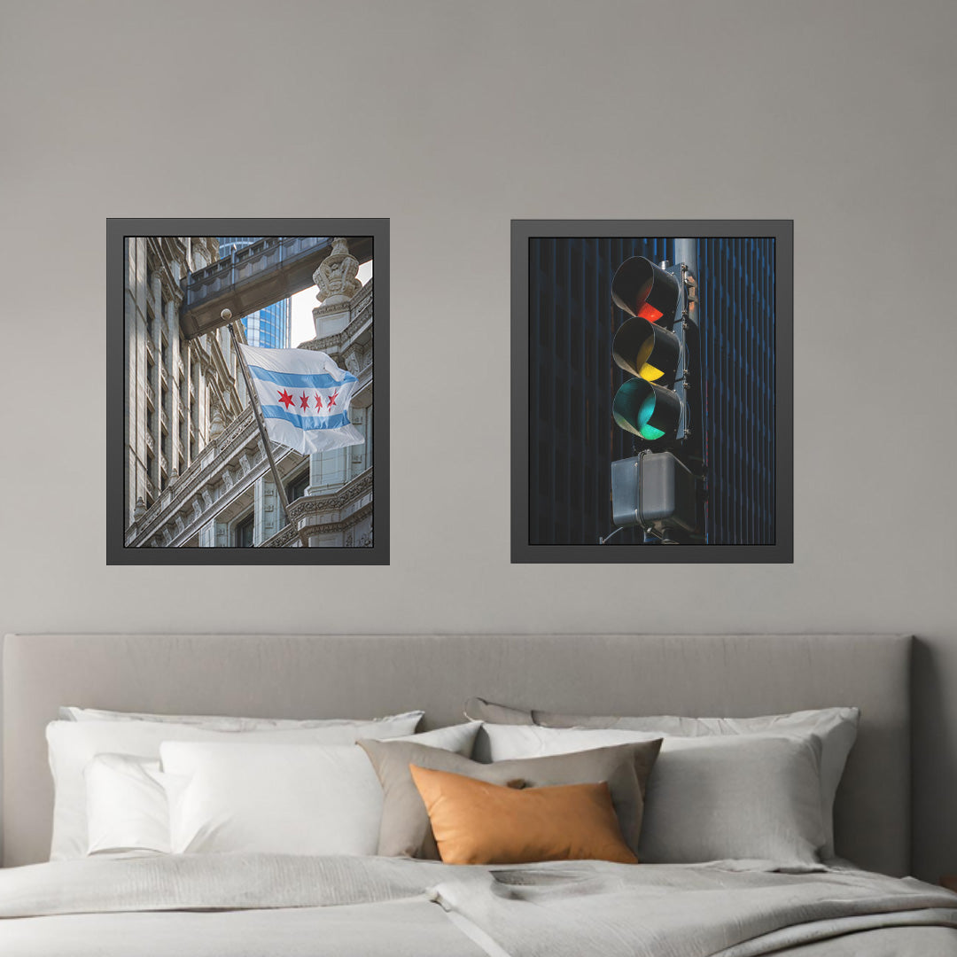Own Chicago: Chicago Flag Limited Edition Cityscape Photography Print – Fine Art, Semi-Gloss, or Matte – Framed or Unframed Luxury Wall Art