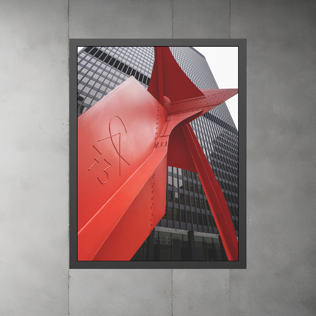 Own Chicago: Flamingo Limited Edition Cityscape Photography Print – Fine Art, Semi-Gloss, or Matte – Framed or Unframed Luxury Wall Art