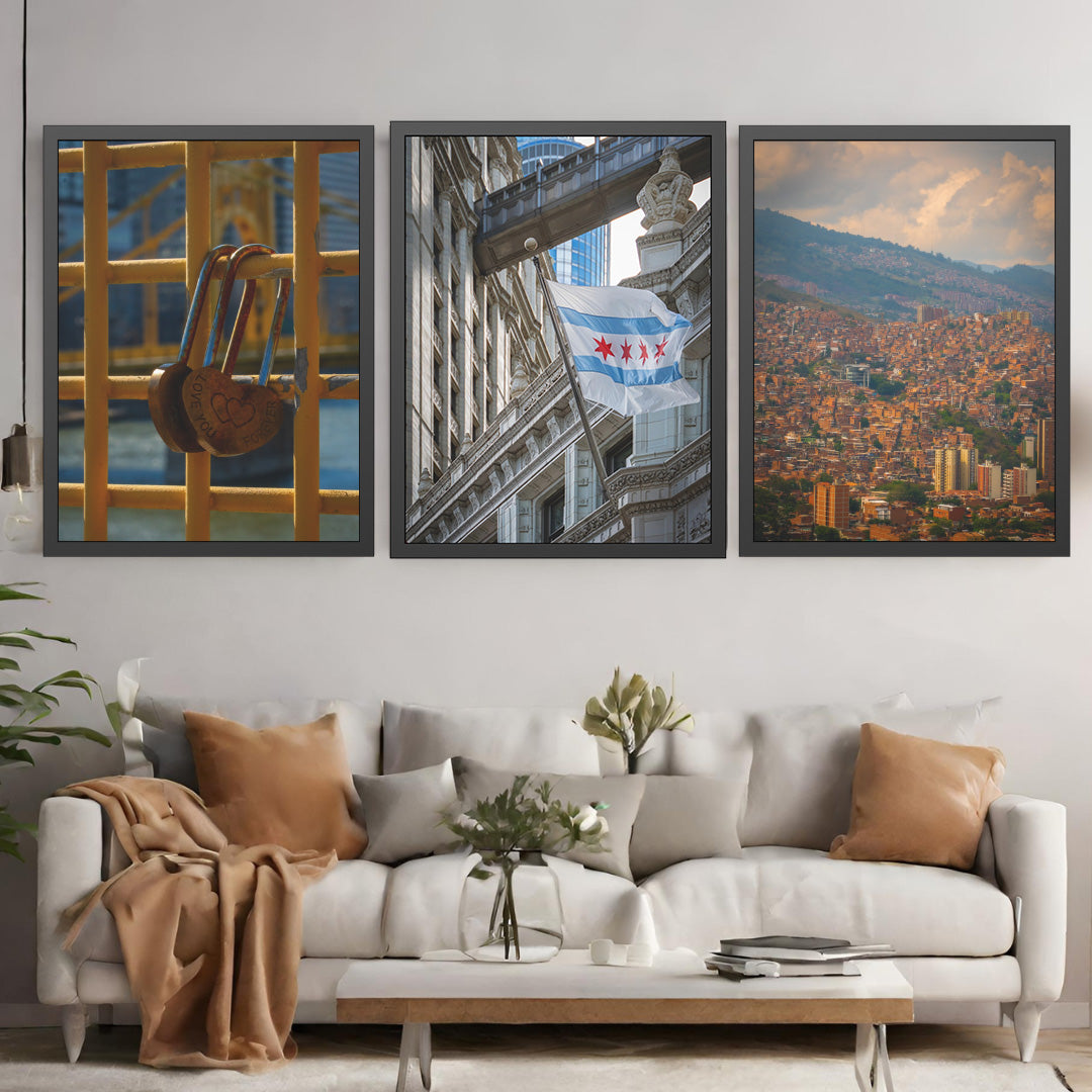 Own Chicago: Chicago Flag Limited Edition Cityscape Photography Print – Fine Art, Semi-Gloss, or Matte – Framed or Unframed Luxury Wall Art