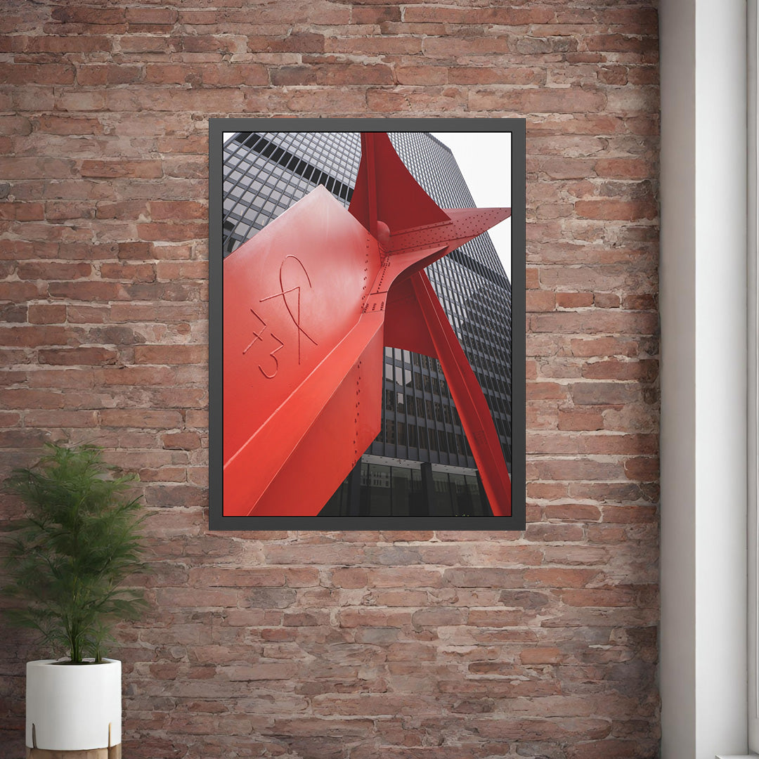 Own Chicago: Flamingo Limited Edition Cityscape Photography Print – Fine Art, Semi-Gloss, or Matte – Framed or Unframed Luxury Wall Art
