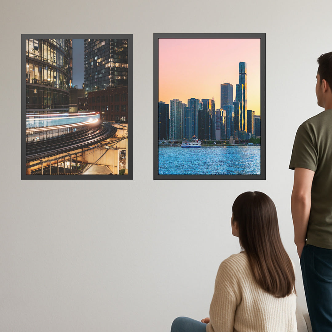 Own Chicago: Chicago Skyline Limited Edition Cityscape Photography Print – Fine Art, Semi-Gloss, or Matte – Framed or Unframed Luxury Wall Art
