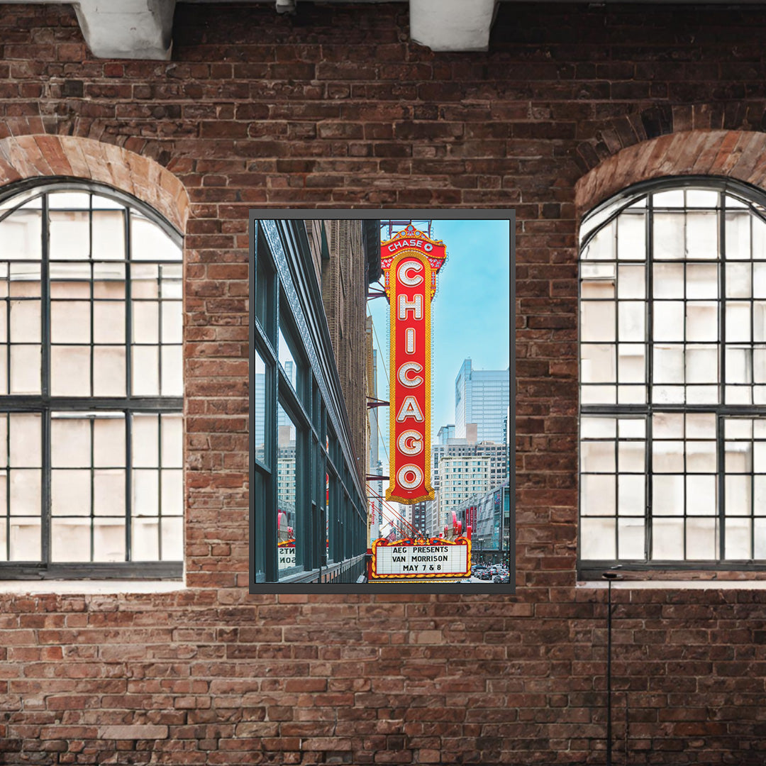 Own Chicago: Chicago Theatre Limited Edition Cityscape Photography Print – Fine Art, Semi-Gloss, or Matte – Framed or Unframed Luxury Wall Art