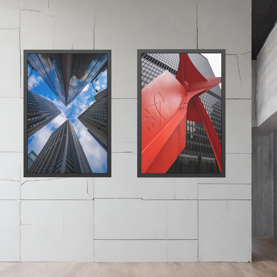 Own Chicago: Flamingo Limited Edition Cityscape Photography Print – Fine Art, Semi-Gloss, or Matte – Framed or Unframed Luxury Wall Art