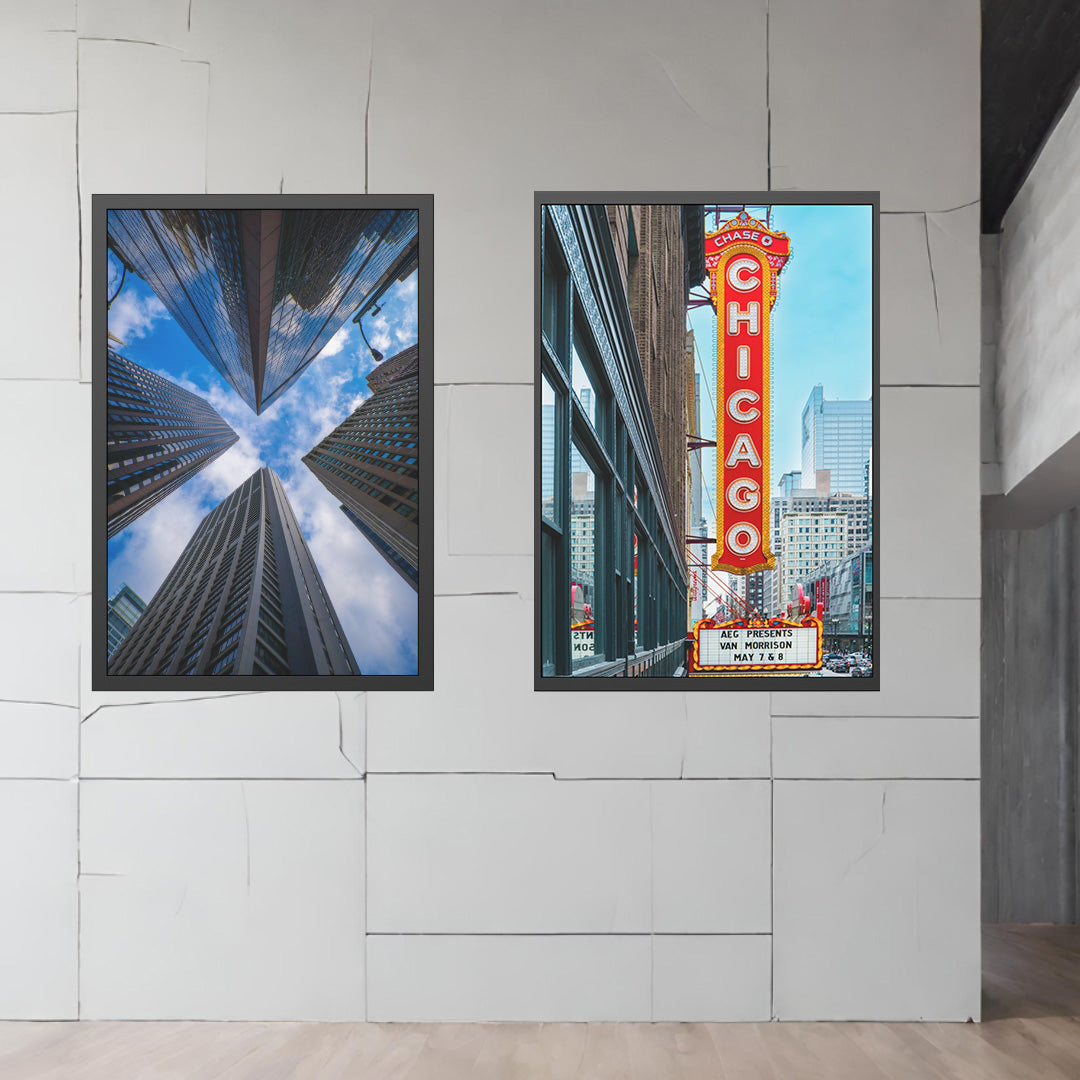 Own Chicago: Chicago Theatre Limited Edition Cityscape Photography Print – Fine Art, Semi-Gloss, or Matte – Framed or Unframed Luxury Wall Art
