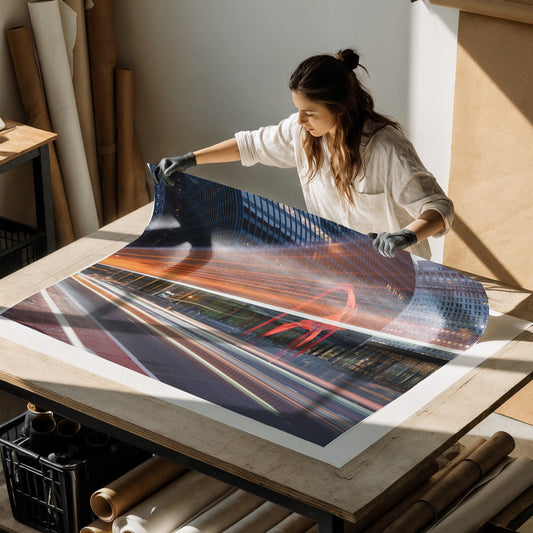 Flamingo Streaks – Unframed Matte Photography Print