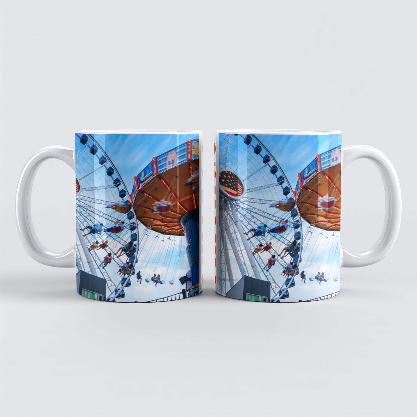 Chicago Coffee Mug, Coffee Gift for Her or Him, Coffee Cup Custom, Kitchen Decor, Small Office Gift, Gifts for Mom, Dad, Coworker, Employees