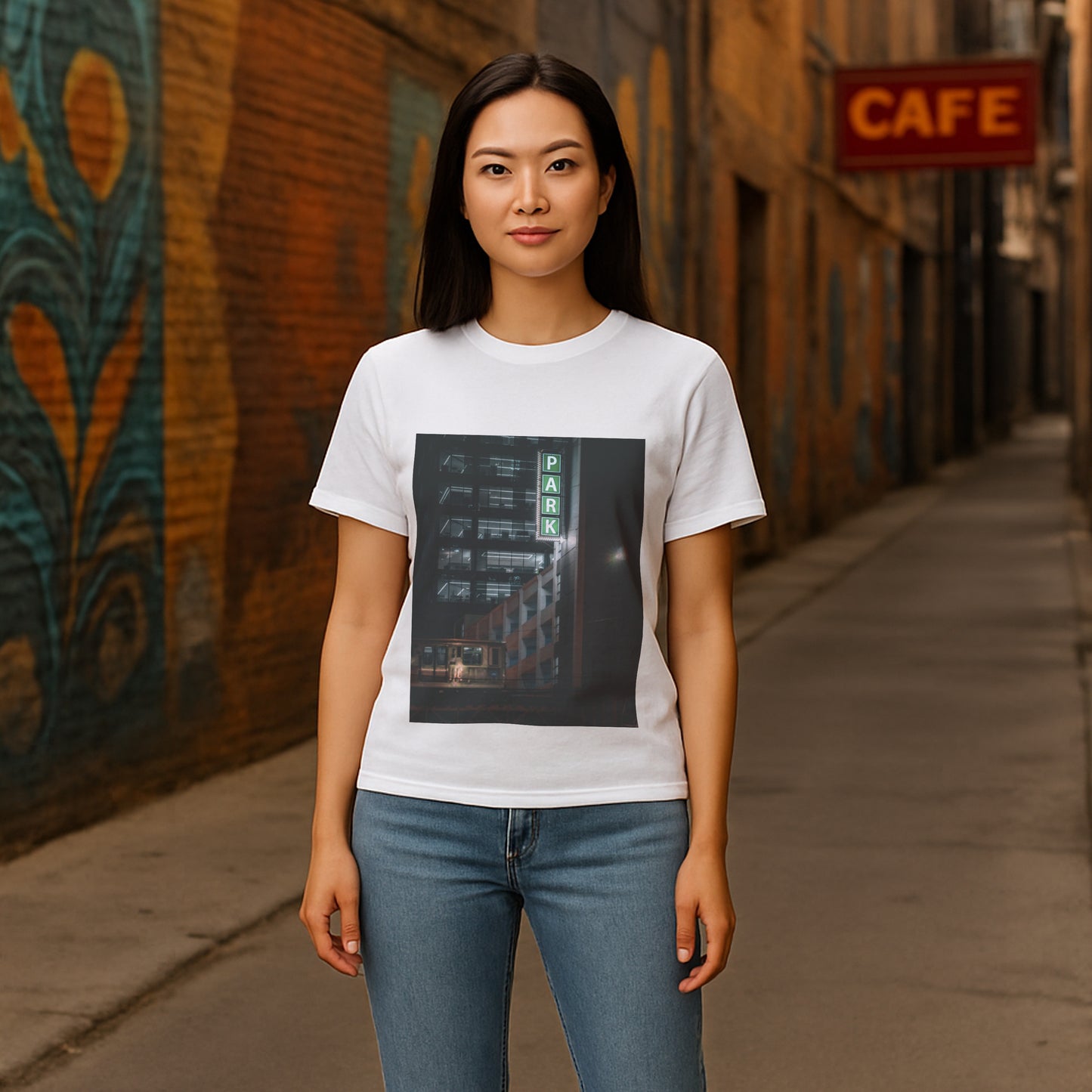 The Tee I End Up Wearing Everywhere (Neon Silence)