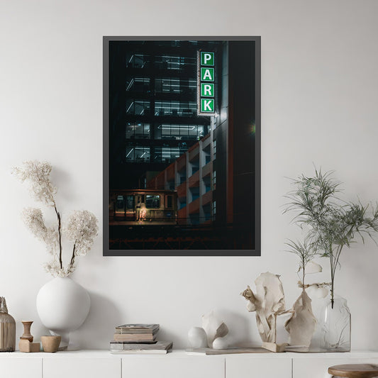 Neon Silence – Unframed Matte Photography Print
