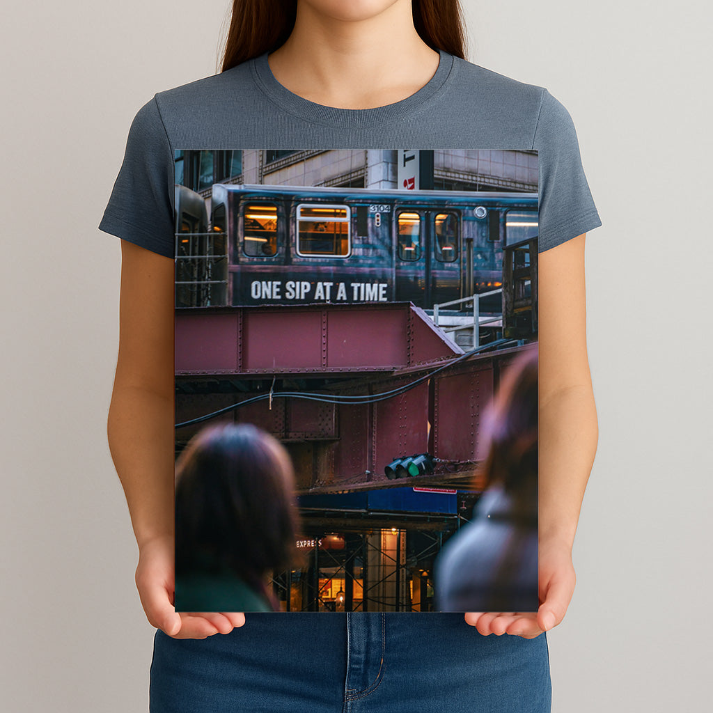 One Sip at a Time – Chicago Urban Photography Print