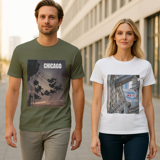 Soft Cotton, Strong City – Chicago’s Waterfront Legacy, Worn Bold