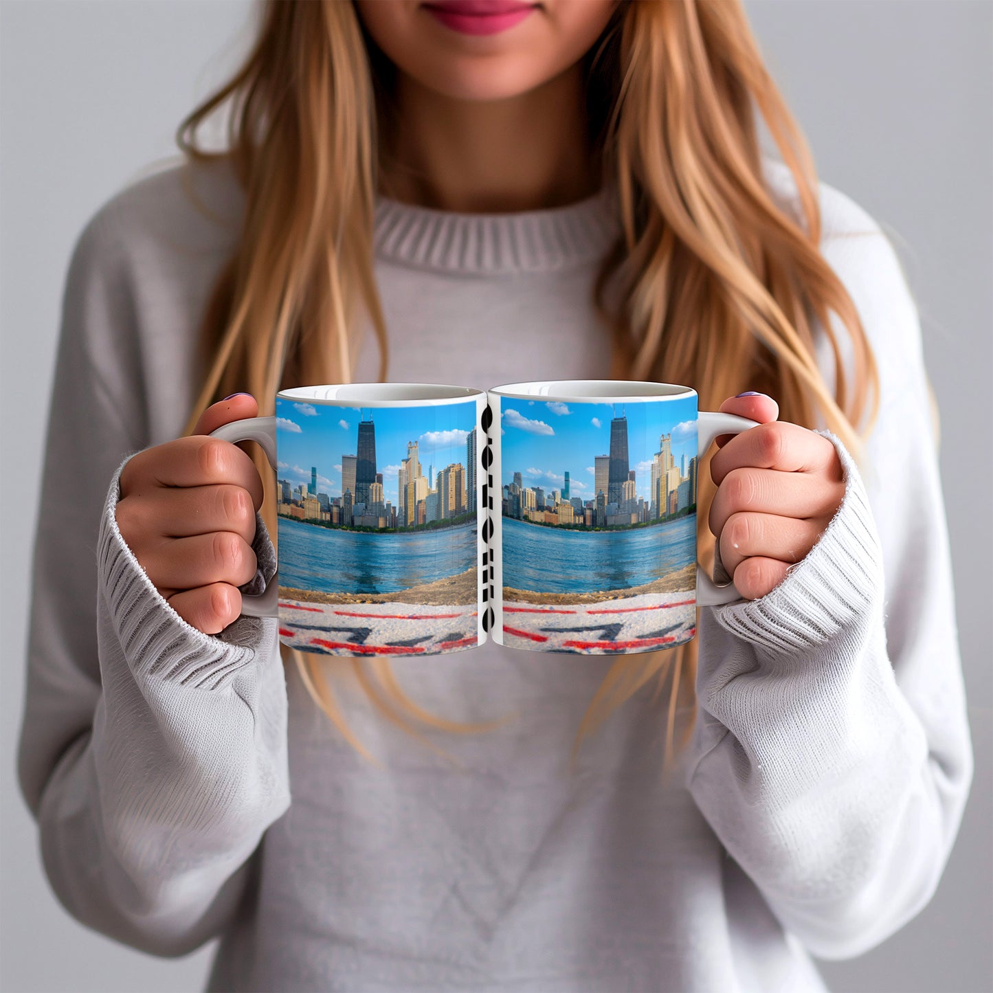 Chicago Coffee Mug, Coffee Gift for Her or Him, Coffee Cup Custom, Kitchen Decor, Small Office Gift, Gifts for Mom, Dad, Coworker, Employees