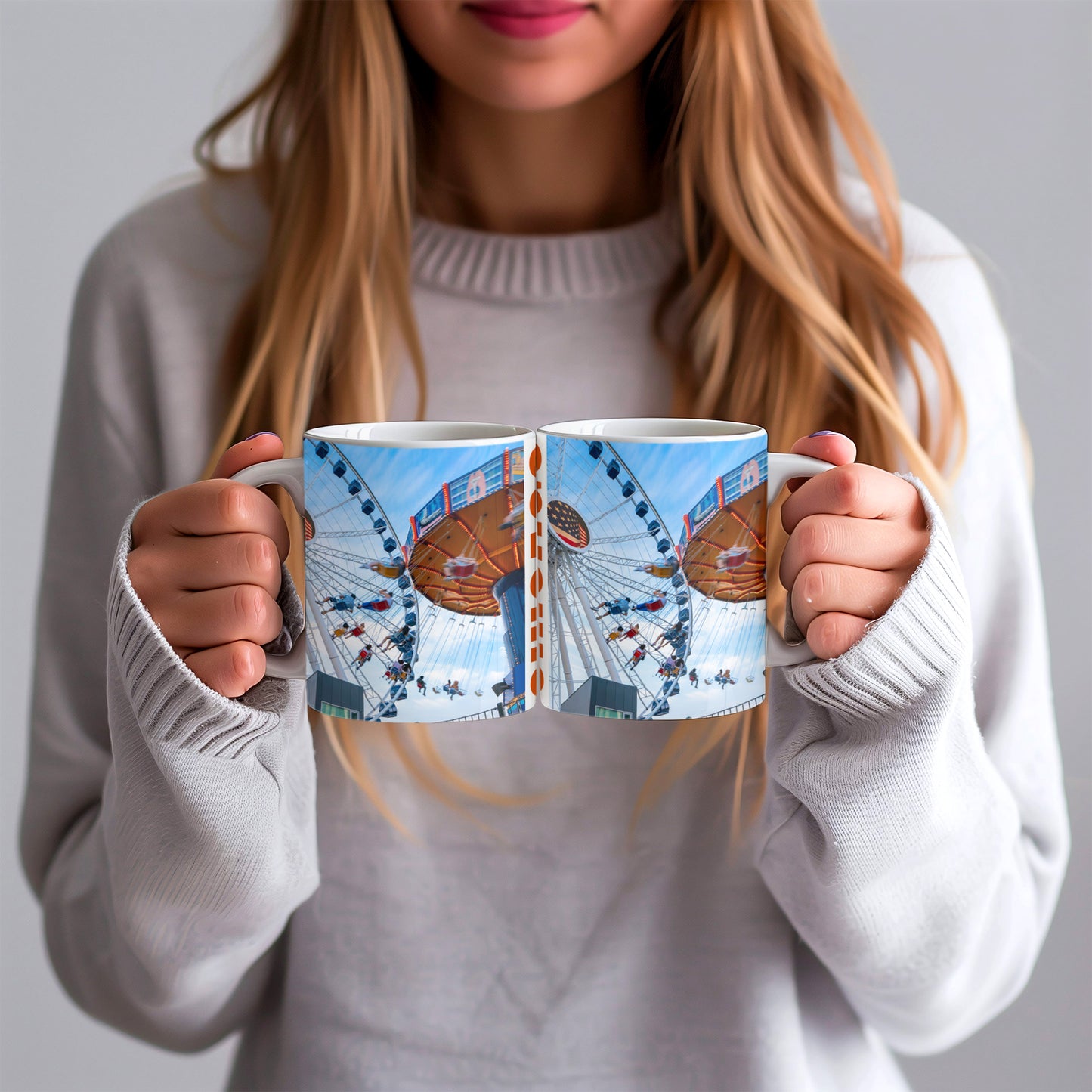 Chicago Coffee Mug, Coffee Gift for Her or Him, Coffee Cup Custom, Kitchen Decor, Small Office Gift, Gifts for Mom, Dad, Coworker, Employees