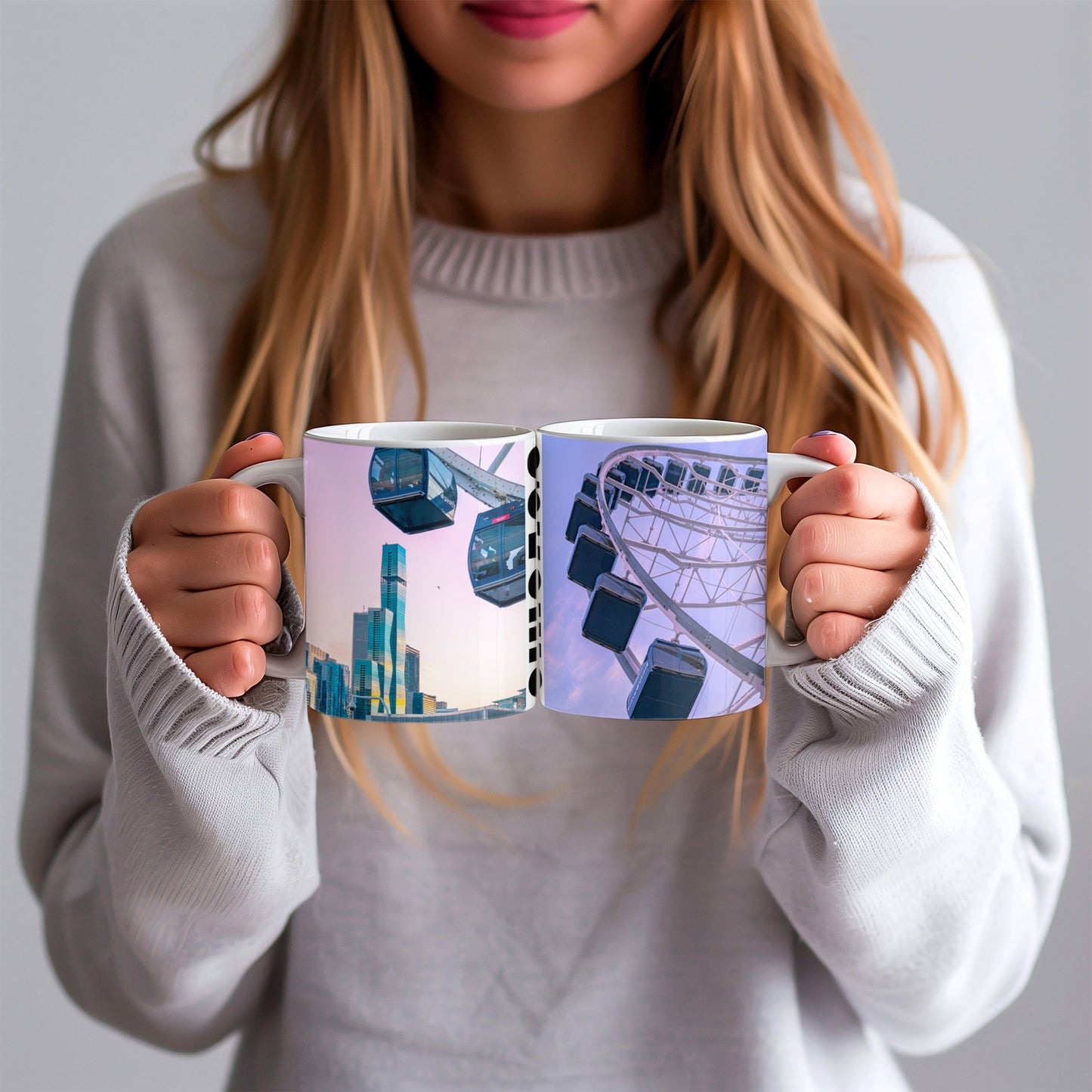 Chicago Coffee Mug, Coffee Gift for Her or Him, Coffee Cup Custom, Kitchen Decor, Small Office Gift, Gifts for Mom, Dad, Coworker, Employees
