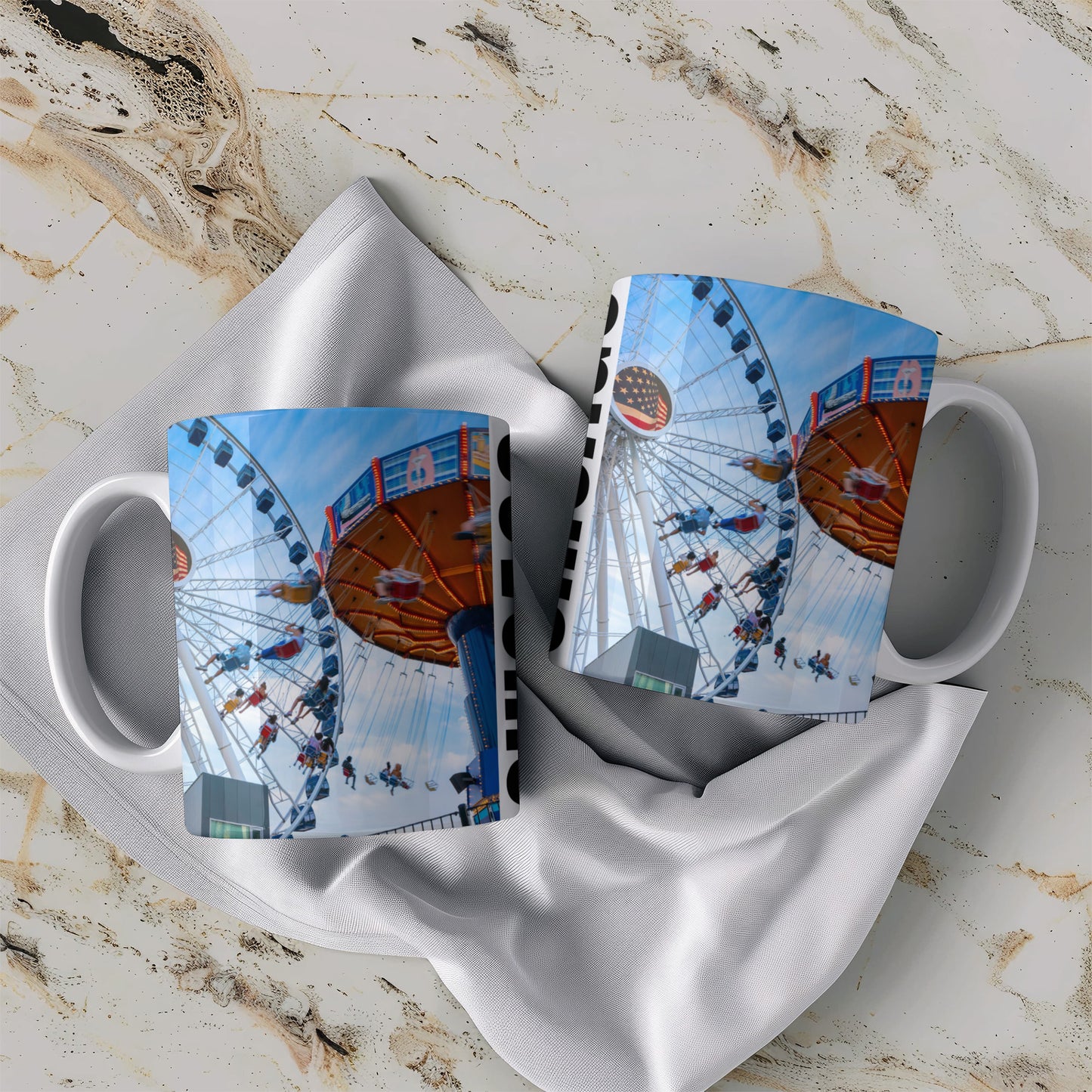 Chicago Coffee Mug, Coffee Gift for Her or Him, Coffee Cup Custom, Kitchen Decor, Small Office Gift, Gifts for Mom, Dad, Coworker, Employees