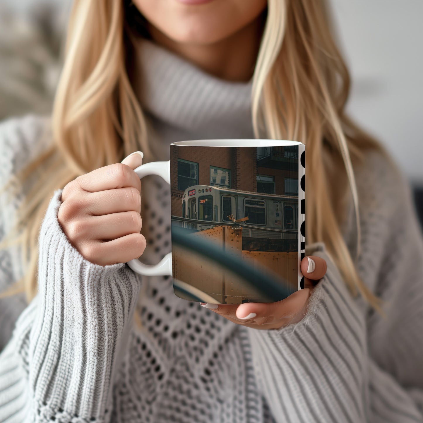 Chicago Coffee Mug, Coffee Gift for Her or Him, Coffee Cup Custom, Kitchen Decor, Small Office Gift, Gifts for Mom, Dad, Coworker, Employees