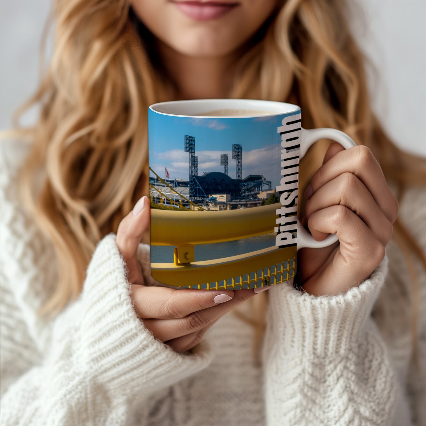 PNC Park Views, Yellow Bridge Heart – Pittsburgh Pride in Every Sip