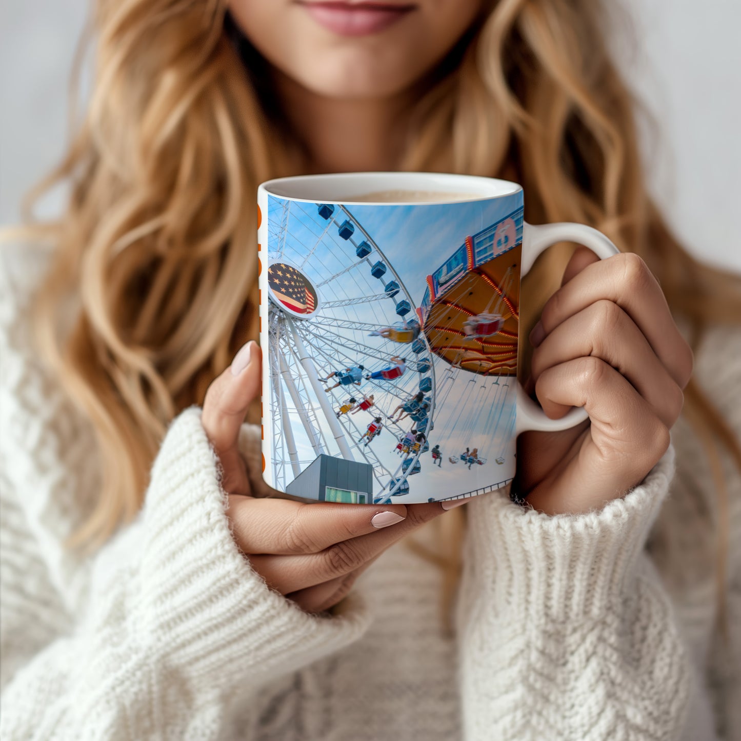 Chicago Coffee Mug, Coffee Gift for Her or Him, Coffee Cup Custom, Kitchen Decor, Small Office Gift, Gifts for Mom, Dad, Coworker, Employees