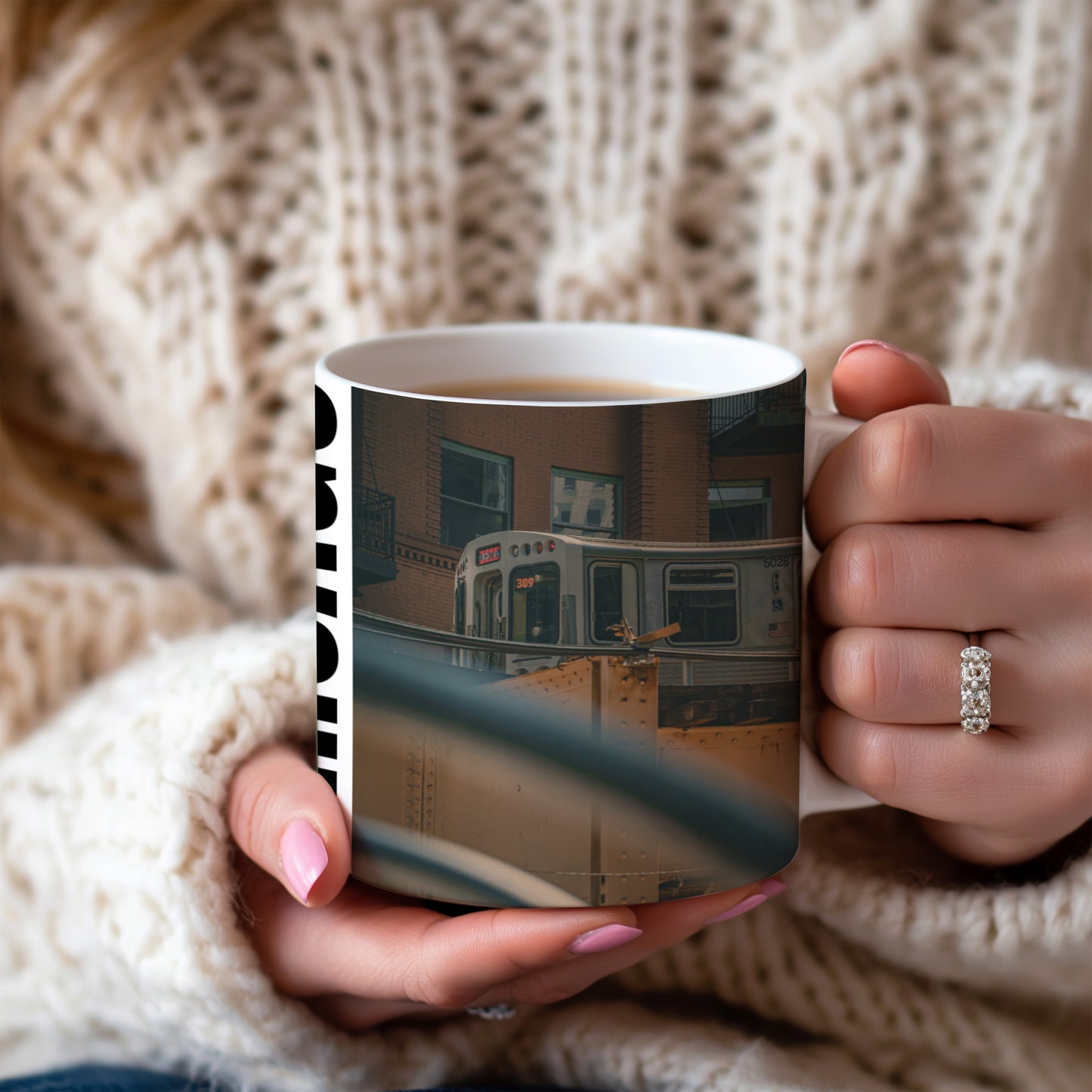 Chicago Coffee Mug, Coffee Gift for Her or Him, Coffee Cup Custom, Kitchen Decor, Small Office Gift, Gifts for Mom, Dad, Coworker, Employees