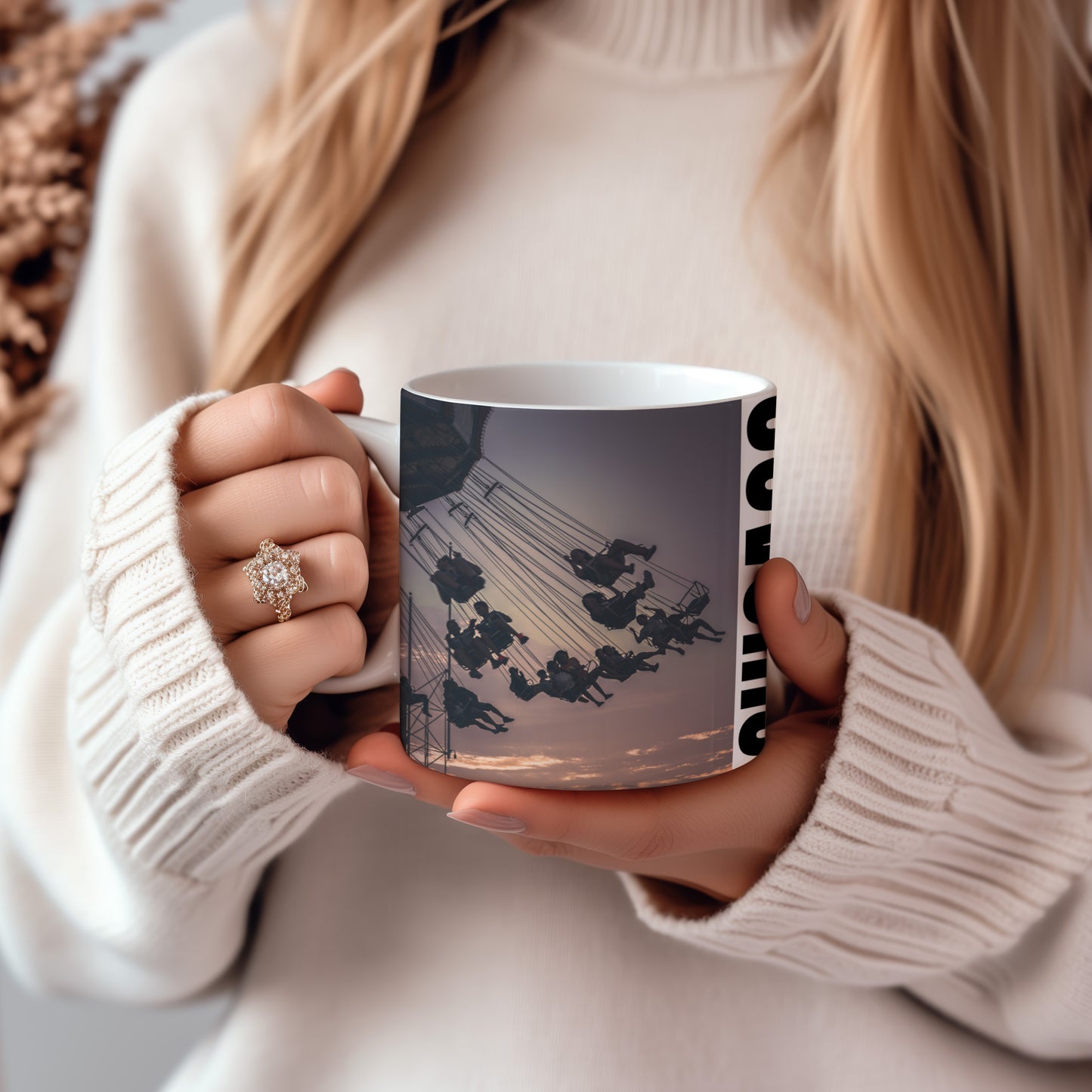 Chicago Coffee Mug, Coffee Gift for Her or Him, Coffee Cup Custom, Kitchen Decor, Small Office Gift, Gifts for Mom, Dad, Coworker, Employees