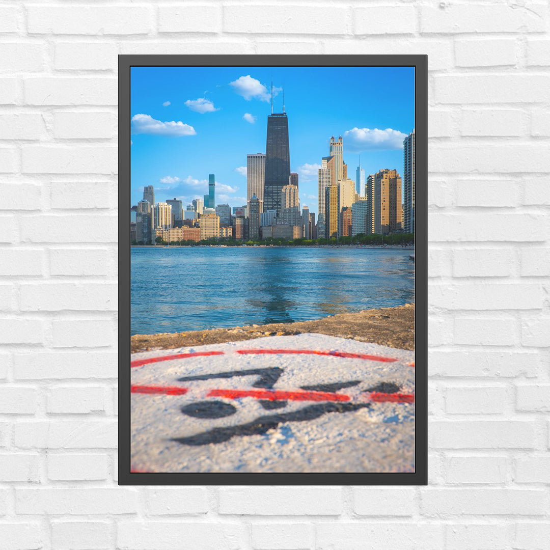 NO DIVING on Lakeshore – Unframed Matte Photography Print