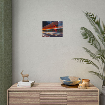 Flamingo Streaks – Unframed Matte Photography Print