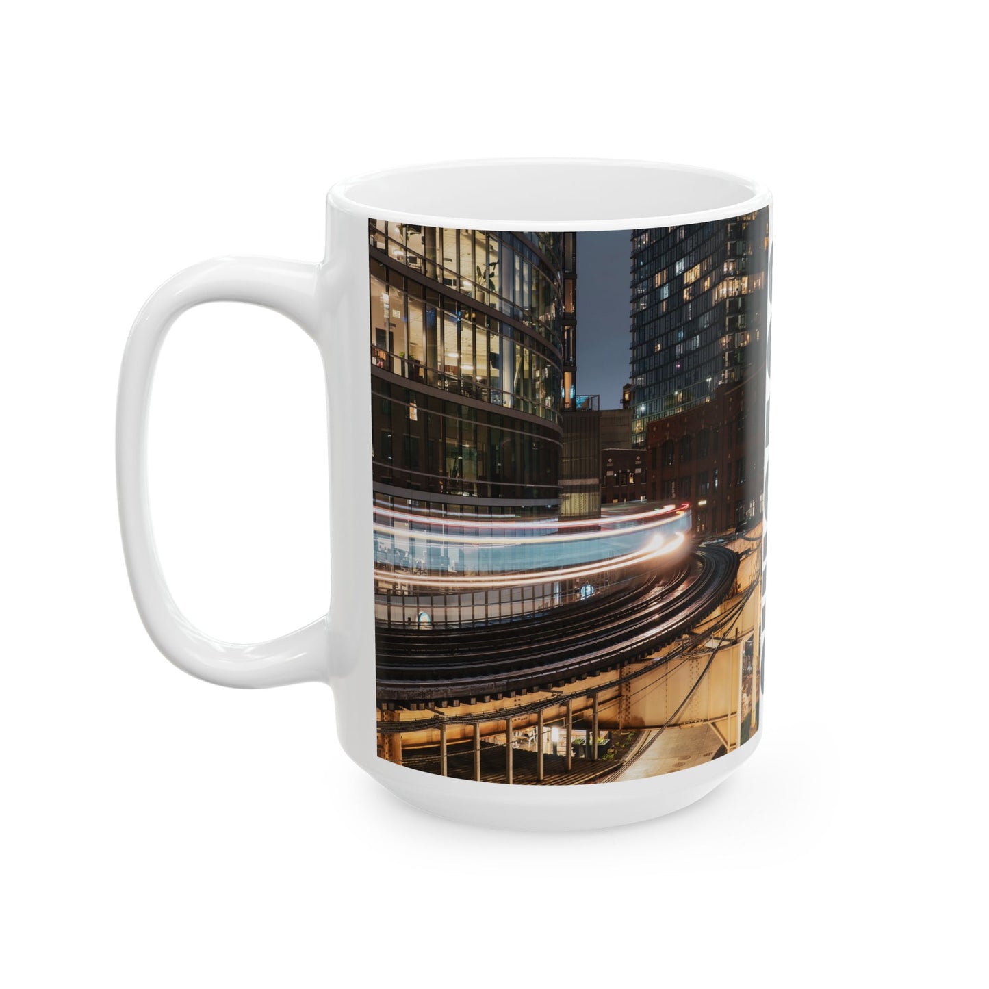 Chicago Coffee Mug, Coffee Gift for Her or Him, Coffee Cup Custom, Kitchen Decor, Small Office Gift, Gifts for Mom, Dad, Coworker, Employees