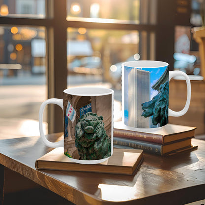 Chicago Lions Coffee Mug – Real City Photography | 11oz & 15oz Ceramic Mug